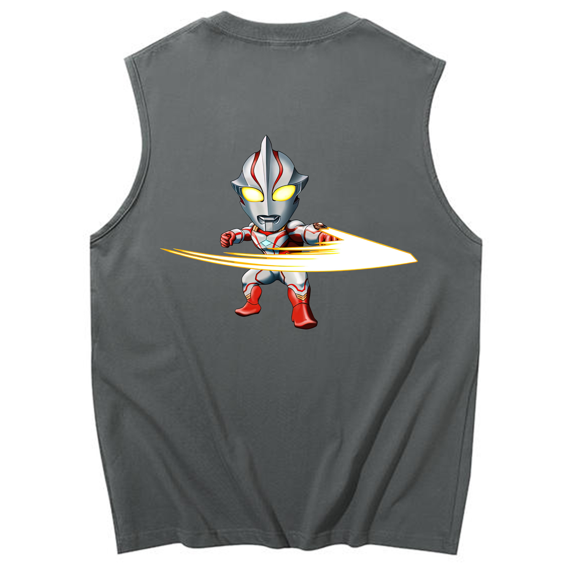 （画像用） ウルトラマン Ultraman コットン100％タンクトップ（背面プリント）